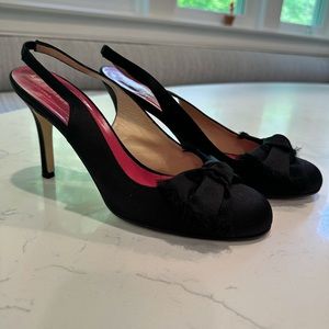 Kate Spade Satin Slingbacks